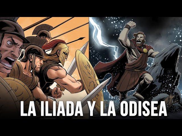 La ILIADA y la ODISEA de Homero (COMPLETA) La Historia de las MÁS GRANDES Aventuras de la Mitología