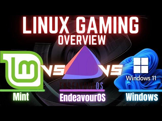 EndeavourOS vs Mint vs Windows 11 | Linux gaming vs Windows | 4080 Super | linux performance