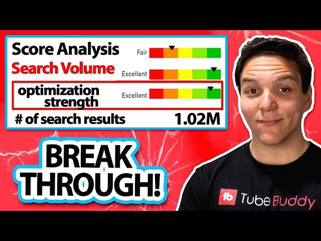 TubeBuddy Tutorial | Keyword Optimization Strength!