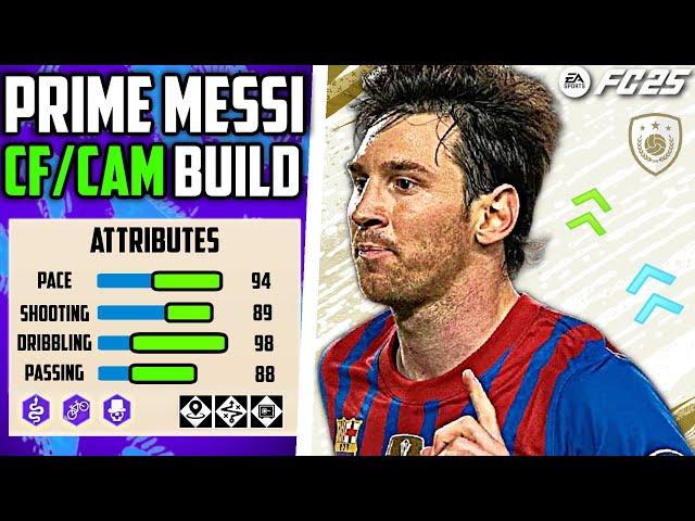 COMPLETE BEST PRIME MESSI CAM/CF BUILD EA FC 25 Pro Clubs