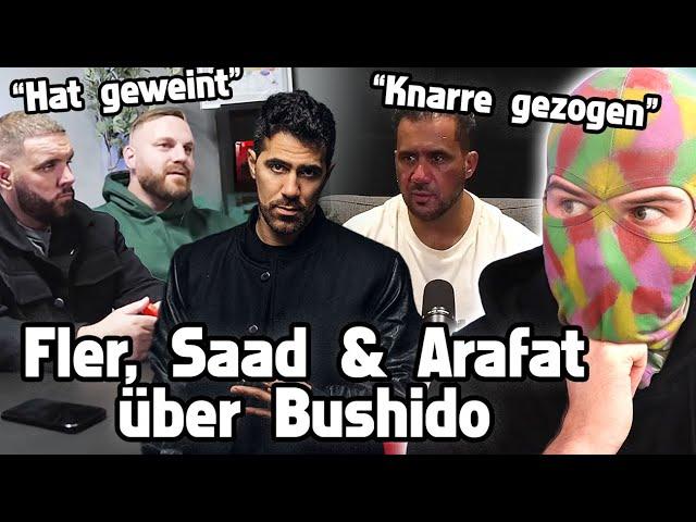 ARAFAT, FLER & SAAD über BUSHIDO: Bei Entschuldigung geweint & mit Knarre bedroht || RapSchau