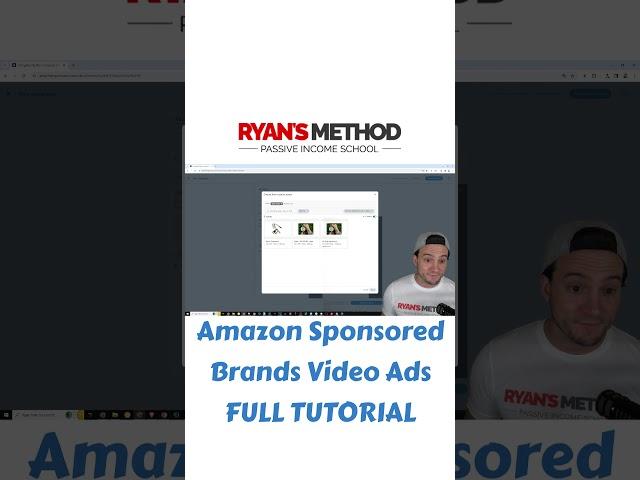 Amazon Ads - Sponsored Brands Video Ads Tutorial #shorts