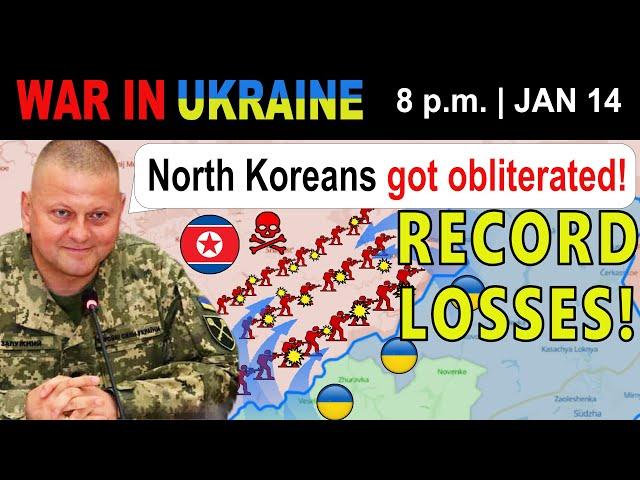 14 Jan: HILLS OF DEAD BODIES: Ukrainians DESTROY 4,000 NORTH KOREANS IN KURSK. | War in Ukraine