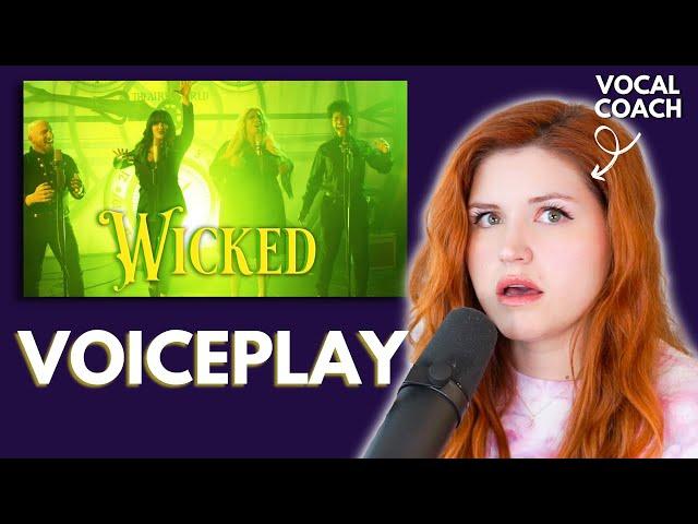 Vocal coach reacts to VOICEPLAY I Wicked Medley