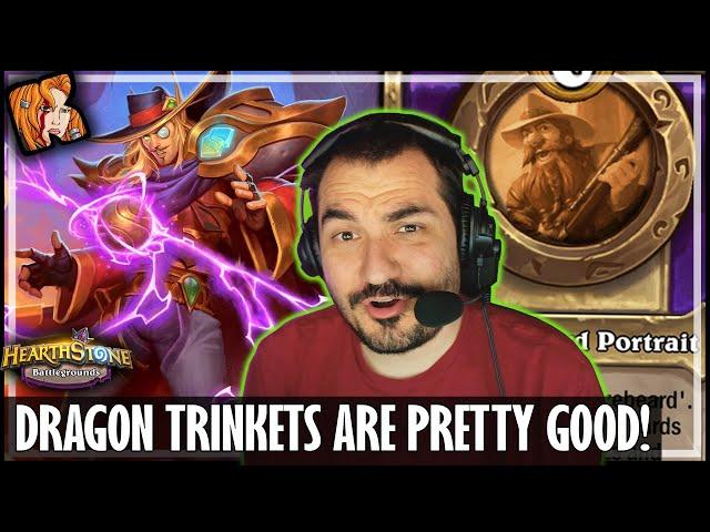 DRAGONS HAVE SOME SWEET TRINKETS! - Hearthstone Battlegrounds