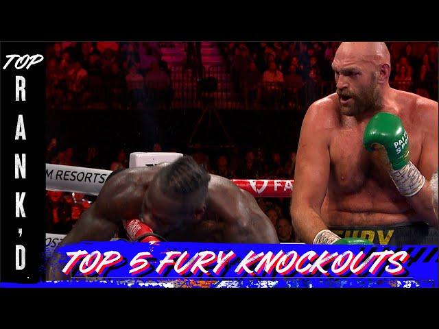 Top 5 Tyson Fury Knockouts | Top Rank'd