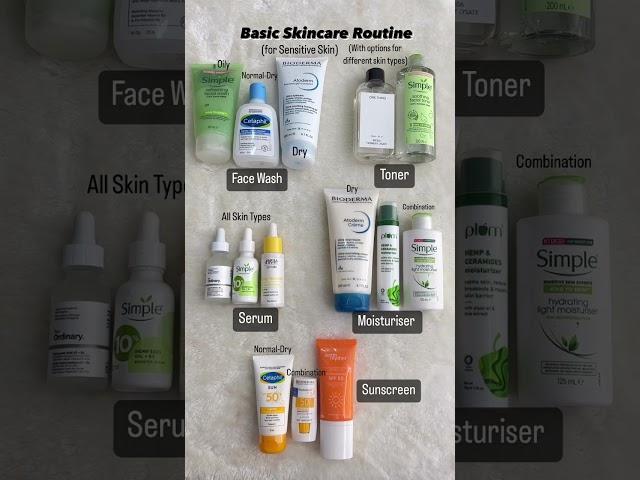 A Basic Skincare Routine for Sensitive skin people #affordable #best