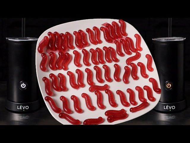 How To Make Gummy Worms with the NEW LEVO Gummy Candy Mixer