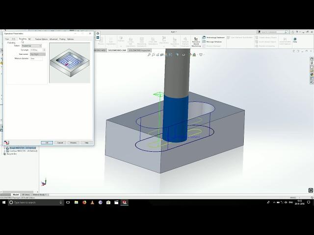 SolidCAM tutorial 1