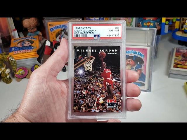 1992 skybox Michael Jordan #38 PSA 8