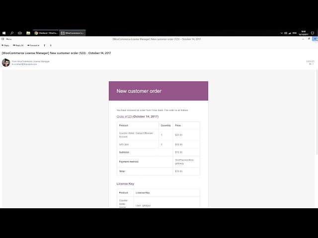 06. WooCommerce License Manager - License key Delivery