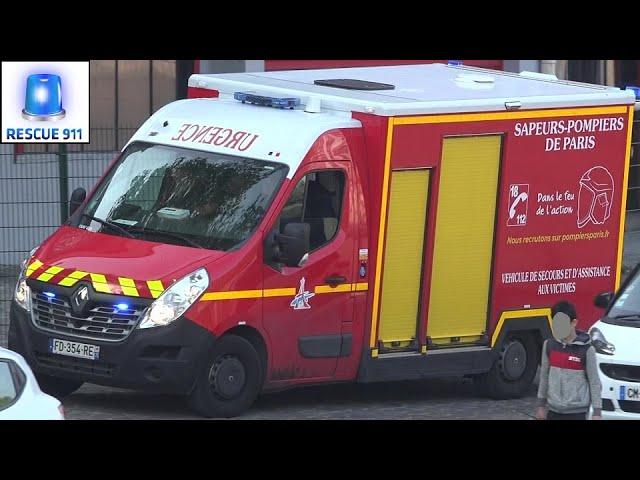 Paris emergency services // Services de secours Paris (compilation)