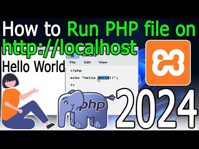 How to Run PHP file on localhost | Windows 10/11 [ 2024 Update ] XAMPP Server localhost