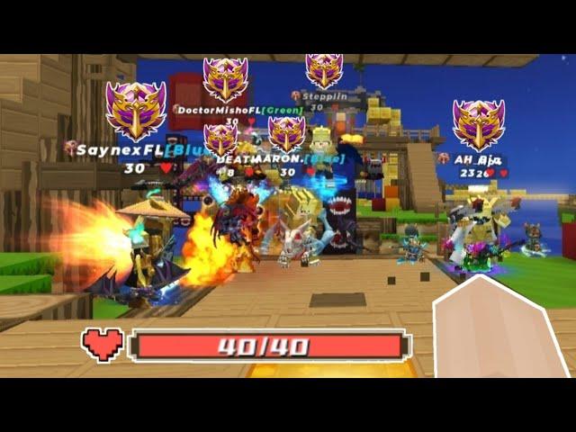 Naomi BG Vs 12 Dragon Hunter Rank In Bedwars!! [Blockman Go]