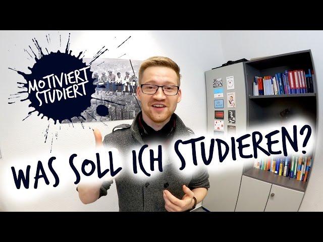 Was soll ich studieren? – Motiviert Studiert Episode 1