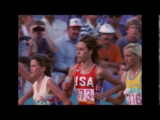 Los Angeles 1984 Olympic Final - Mary Decker & Zola Budd - Women's 3,000-meter race (Highlights)