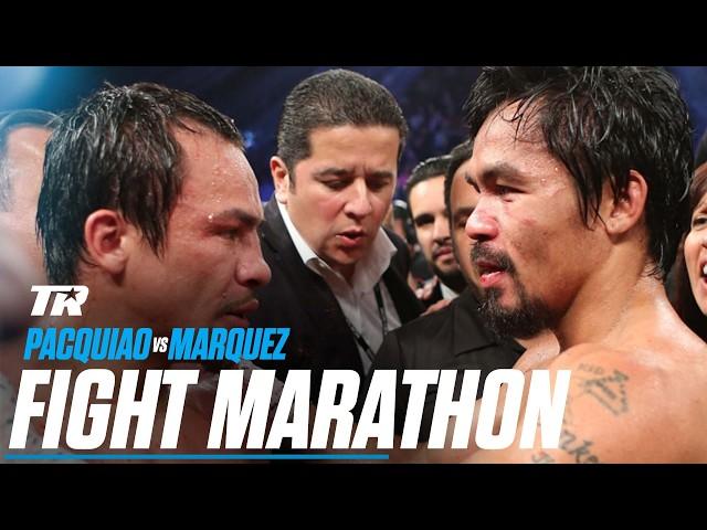 One Of Boxing's Best Rivalries In History | Pacquiao Vs Marquez FIGHT MARATHON