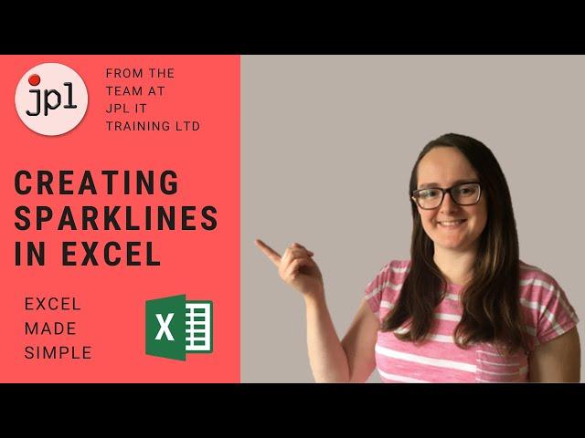 Creating Sparklines in Excel