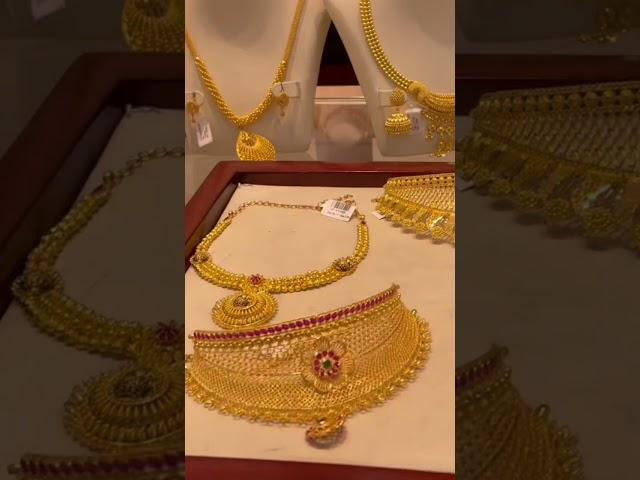 Latest Gold necklace designs with wt & price -  CHECK DESCRIPTION BOX FOR FULL VIDEO…