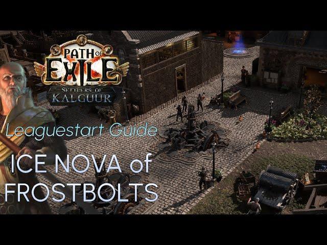 【Path of Exile】Ice Nova of Frostbolts Hierophant | LEAGUESTART GUIDE | 3.25