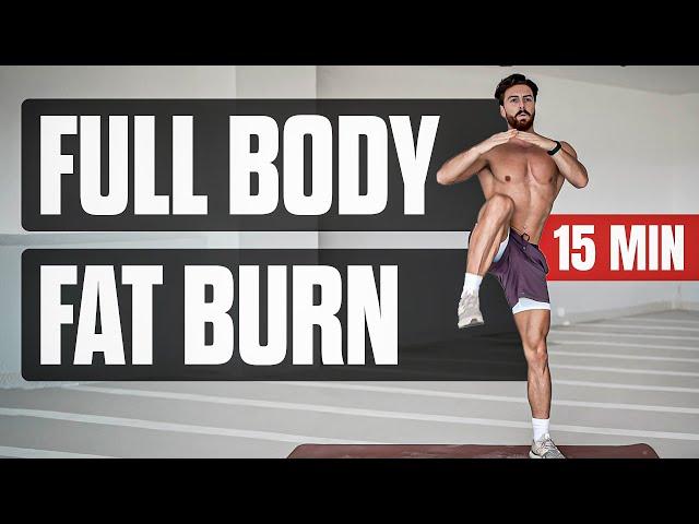 15 MIN FULL BODY FAT BURN WORKOUT | Rowan Row