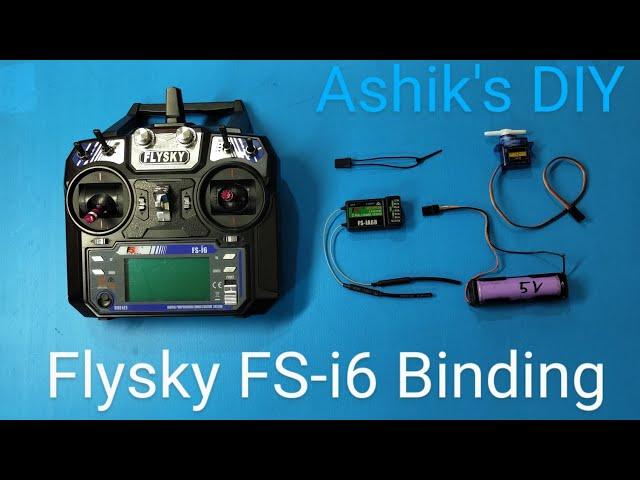 Flysky FS-i6 Transmitter and FS-iA6B Receiver Binding.@akgadget