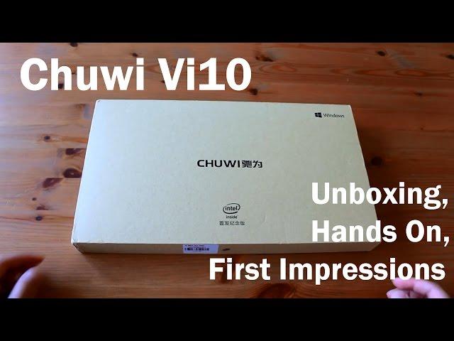 Chuwi Vi10 Unboxing, Hands On, First Impressions!