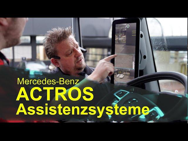 Mercedes-Benz Actros Assistenzsysteme [Teil 2] MirrorCam Tempomat Lkw Truck Ausfahrt Probefahrt Kiel