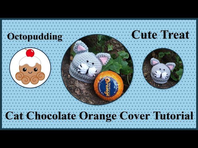 Crochet tutorial for a cat Chocolate Orange cover