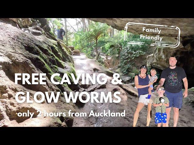 Free Family-Friendly Glow Worm Caves Near Auckland  | 2-Hour Drive from the City