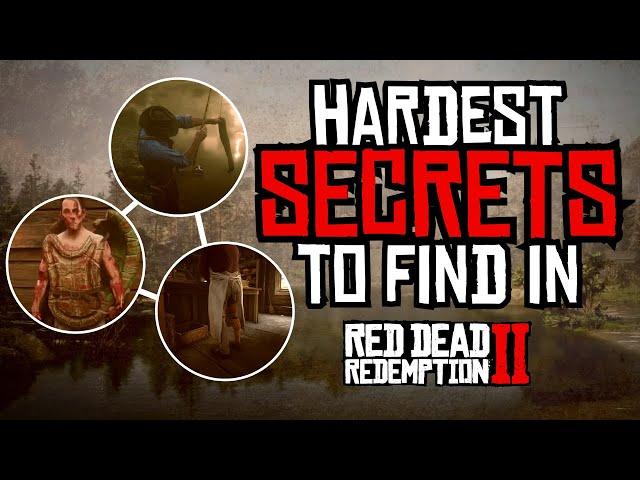 The HARDEST Secrets to find in Red Dead Redemption 2 | RDR2