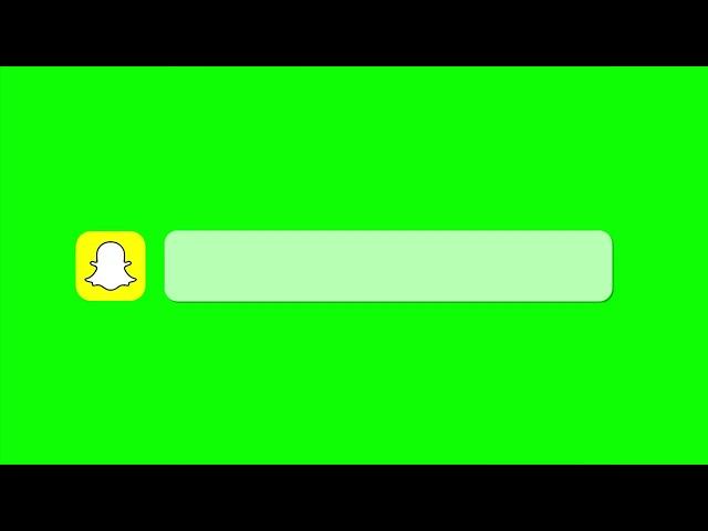 Футажи для видеомонтажа Окно СнэпЧата для вставки описания Chroma Key para divulgar seu Snapchat