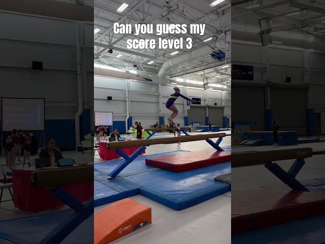 Can you guess my score #gymnastics #gymnast #gymnastics