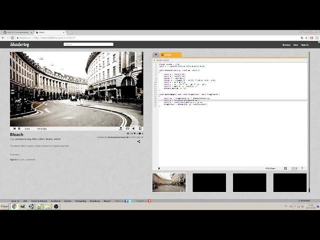 ShaderToy to Unity - Bleach Post Processing Shader