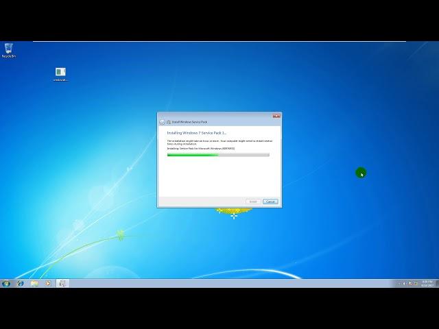 Upgrade Windows 7 to Windows 7 SP1