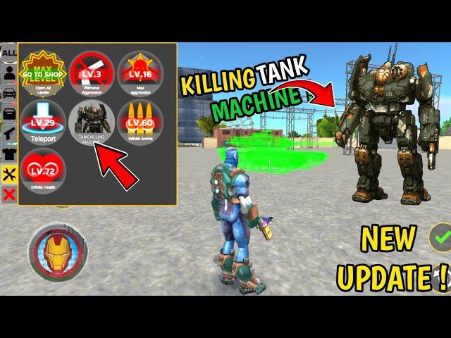 Killing Tank Machine New Update In Rope Hero Mafiya City Wars