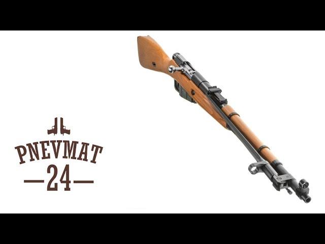 Пневматическая винтовка Gletcher M1944  "Мосинка" (Стрельба, обзор)