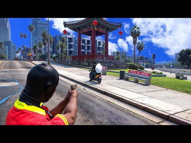 Caught my OPPS lacking on a SCOOTER in GTA 5 RP!