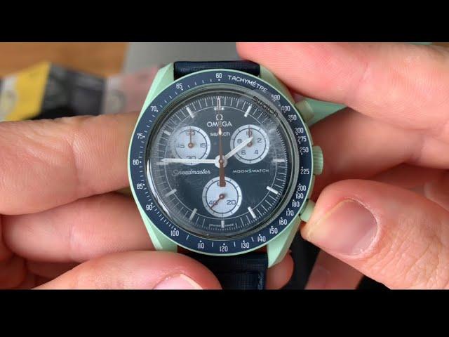 Omega Swatch Mission On Earth Unboxing & Wrist Roll