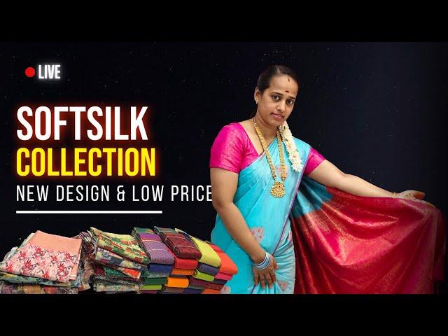 TODAY LIVE SOFT SILK NEW ARRIVAL POONTAMIL SAREES  FANCY COTTON SAREES 