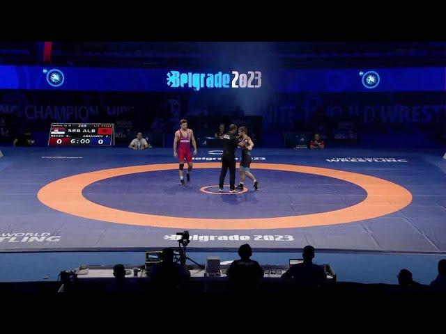 Stevan Andria MICIC (SRB) vs. Zelimkhan ABAKAROV (ALB) | Seniors World Championships 2023 | Semi Fin