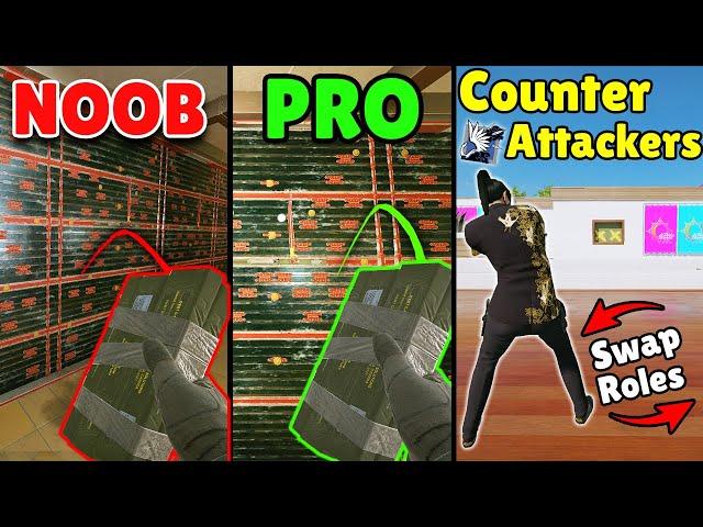 NEW *400 IQ* Hard Breach Counter! | Attacker & Defender Role Swap in PRO MATCH! - Rainbow Six Siege