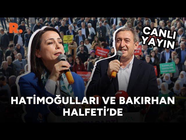 DEM Parti heyeti kayyım atanan Halfeti'de #CANLI