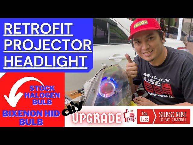 RETROFIT PROJECTOR HEADLIGHT| KalikotTV by Mr Kalikot