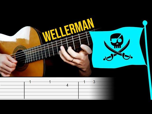 WELLERMAN Guitar Tabs Tutorial | Cover (Sea Shanty / Nathan Evans)