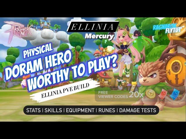 Ragnarok Mobile | Ellinia - DPS (PVE Build + Core 1/7 Dmg Test) #ROM #RagnarokMEternalLove