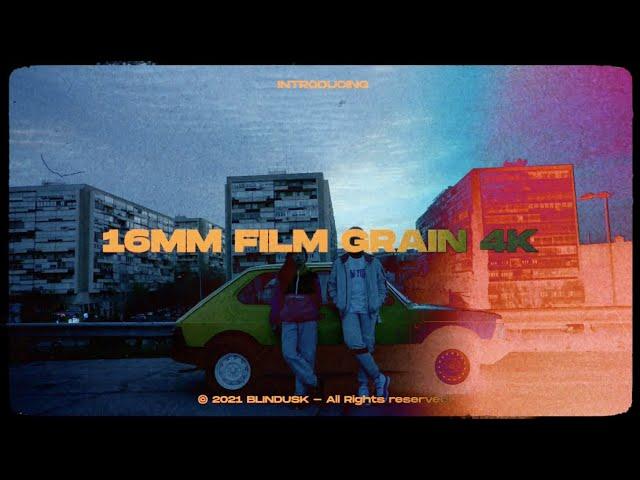 16mm Film Grain 4K - Blindusk