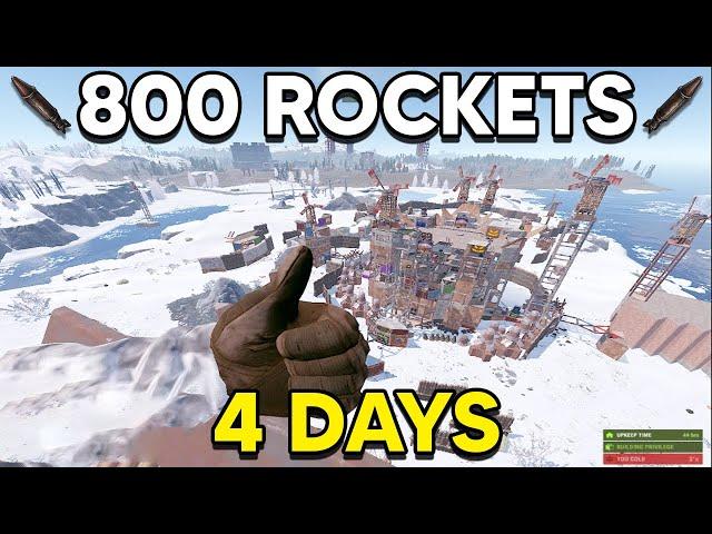 Shooting 800 Rockets in 4 Days - Rustoria Us Main Wipe Progression