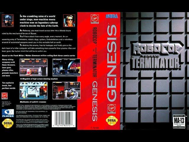 RoboCop versus The Terminator (HARD) | [SEGA GENESIS] ПРОХОЖДЕНИЕ ИГРА СТРИМ 1993