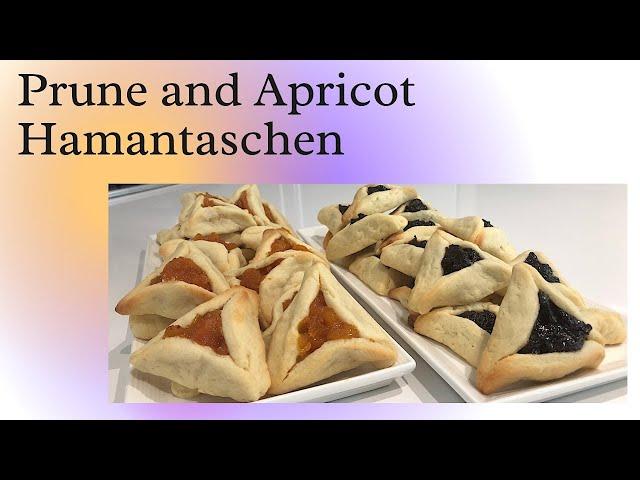 Prune and Apricot Hamantaschen